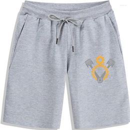 Men's Shorts Title: V8 Engine Pistons And Gears Symbol Men Man