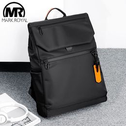 School Bags MARKROYAL Business Mens Laptop Backpack Waterproof Travel Bag High Quality Office Backbag USB Charging Drop 230823