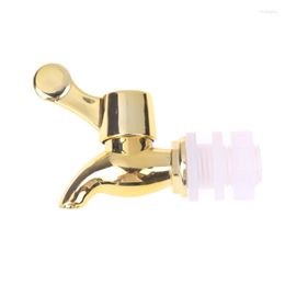 Bathroom Sink Faucets 1pcs Leak Proof Faucet Water Tap Plastic Glass Wine Bottle Jar Barrel Tank With Philtre Valve Golden