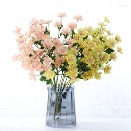 Decorative Flowers Gesanghua Artificial Flower Branch For DIY Home Floral Arrangement Ornament Wedding Party Decor Cherry Blossom Fake