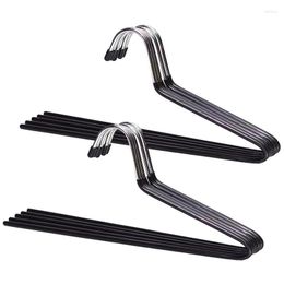 Hangers Hanger For Pants 10Pcs Strong And Durable Metal Slim & Space Saving Jean Hanges Scarfs Pant Jeans Slacks