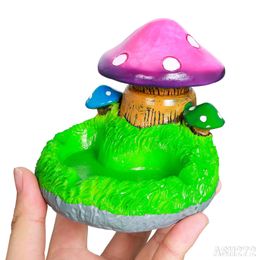 New Creative Mushroom Shaped Resin Ashtray Fashion Personality Resin Ashtray Storage Tray