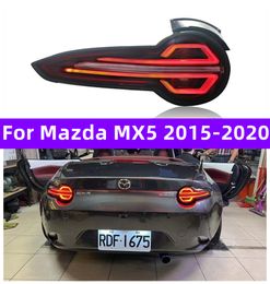 LED Tail Lights For Mazda MX5 20 15-20 20 Car Rear Taillight Brake Lights+Reversing+LED Turn Signal Lights