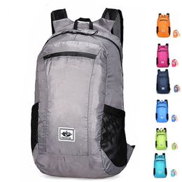 Backpacking Packs 10L20L Lightweight Portable Foldable Waterproof Backpack Folding Bag Ultralight Outdoor Pack for Women Men Travel Hiking 230824