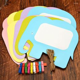 Frames 5inch Po Colourful Wall Hanging Paper Frame Picture Display Creative Art Home Decoration Elephant Shape