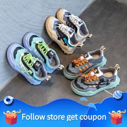 Sneakers Boy Child Shoes Casual Non slip Ventilation Soft Splicing Summer Fashion Sports Leisure Breathable Outdoor Lightweight 230823