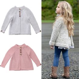 Pullover Pudcoco US Stock 2 Colours Toddler Kids Baby Girl Cloak Sweaters Knitwear Coat Trend Knit Sweater Children's Fall Clothes Outfit 230825