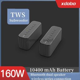 XDOBO 80W High-power Wireless Bluetooth Speaker Portable Outdoor Waterproof Sound Column TWS Subwoofer 10400mAh computer Speaker HKD230825