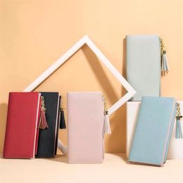 whole new classic ladies long wallet for women multicolor coin purse card holder package Organizer wallet ladies zipper wallet341M
