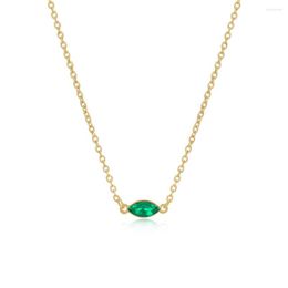 Pendant Necklaces Lady Fashion Gemstone Necklace Romantic Cute Single Chain Alloy Jewelry Wholesale Direct