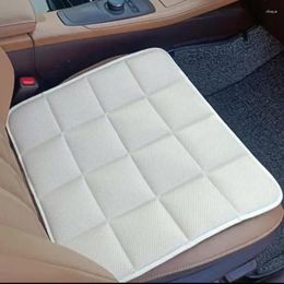 Car Seat Covers Single-piece Cushion Breathable Square Mesh Bamboo Charcoal Driver's For All Seasons