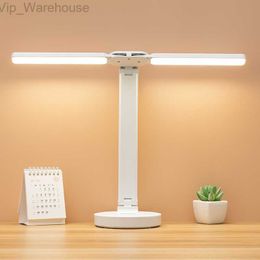 LED Desk Lamp 3 Levels Dimmable Touch Night Light USB Rechargeable Eye Protection Foldable Table Lamp For Bedroom Bedside Readin HKD230824