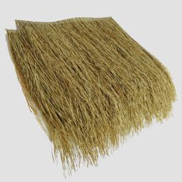 Faux Floral Greenery 50x47cm Retardant Artificial Thatch Rolls Tiki Bar Hut Grass Garden Patio Umbrella Fence Party Decor Mexican Style Straw Roof 230824