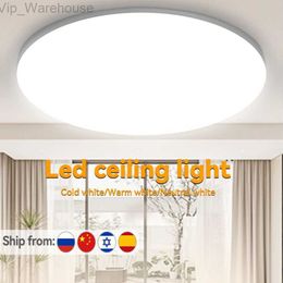 Led Ceiling Lamp15/20 /30/50W Ceiling Lights for Living Room Round Panel Lamp for Bedroom Kitchen Balcony Corridor Lighting HKD230825