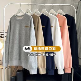 Men's Hoodies Autumn Hoodie Men Oversized Fashion Casual Round Neck Sweatshirt Streetwear Hip Hop Loose Pullover Mens Hoody S-3XL