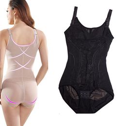 Waist Tummy Shaper Women Sexy Bodysuit Bodyshaper Cincher Corset Body Control Trainer Slimming Underwear Tops 230825