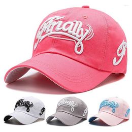 Ball Caps 2023 Peaked Cap Spring And Summer Fashion Casual All-match Ladies Sun Hat Cotton Letter Embroidery Outdoor Baseball Men