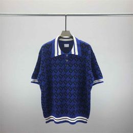 2 Yeni Moda Londra İngiltere Polos Gömlek Erkek Tasarımcıları Polo Gömlek Yüksek Sokak Nakış Baskı Tişörtleri Erkekler Yaz Pamuklu Gündelik Tişörtler #1315