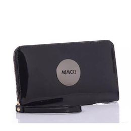 Designer Mimco Wallet Women PU Leather Purse Brand Wallets Large Capacity Makeup Cosmetic Bags Ladies Classic Shopping Evening Bag174E