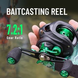 Baitcasting Reels Fishmx Reel 72 1 Gear Ratio Max Drag 10kg Baitcasting with Aluminum Spool for Lure Freshwater Pesca 230824