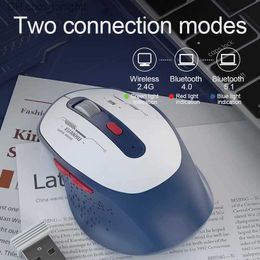 1200Dpi 2.4G Wireless Mouse Rechargeable Mice Ultra-Thin Magic Silent Mouse Mute For Laptop PC Gamer Computer Office Notebook Q230825