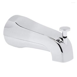 Bathroom Sink Faucets Slip-on Tub Spout Durable 4 Inch Silver Bathtub Faucet Metal Inside Thread Shower Diverter