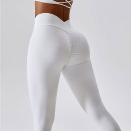 Women's Leggings Seamless Yoga Pants High Elastic Sports Fitness Legging Women High Waist Gym Push Up Scrunch Butt Running Workout Leggings Tight 230824
