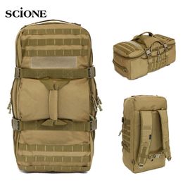 Outdoor Bags 65L Outdoor Military Tactical Backpack Large Camping Trekking Travel Bag Climbing Army Sports Bags Men Molle Rucksack XA944WA 230825