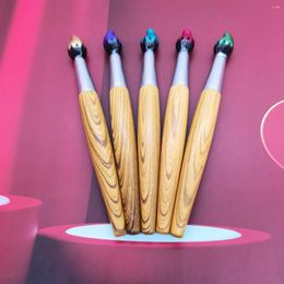 Ballpoint Pens Torch Pen Oil Painting Creative Profiling Design Rotating Office Accessories Spinning Unique School Stationery