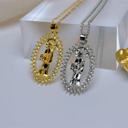 Chains Exquisite Personality Ghost God Sickle Necklace Classic Fashion White Jewelry Hollow Design Clavicle Chain Pendant