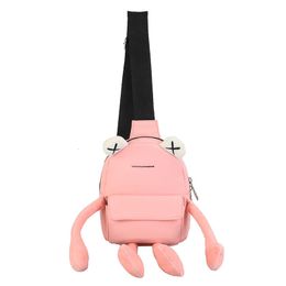 Waist Bags HOYINLOVE Fashion Ins Net Red Girl Creative Personality Cute Cartoon Frog Crossbody Bag Women's Chest Bag 230824