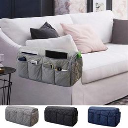 Storage Boxes Waterproof Couch Handrail Organiser Anti Slip Large Capacity Sofa Armrest Hanging With 14 Pockets