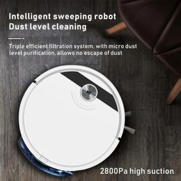 Hand Push Sweepers RS800 Automatic robot smart wireless sweeping wet and dry ultrathin vacuum cleaner cleaning machine mopping home 230825