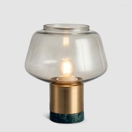 Table Lamps Nordic Marble Lamp LED Night Light For Living Room Cafe Ornament