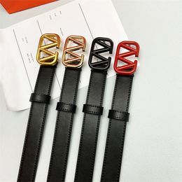 Designer Brand Belts Classic Waistband 4 Colours Buckle Luxury Leather Belt Ladies Girdle 2.5cm Width Cintura Fashion Ceintures