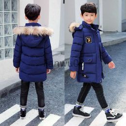 Down Coat 2022 New Winter Clothing Boys 4 Keep Warm 5 Children 9 Coat 8 Teens 10 to 15 Years Old Thicker Cotton Jacket 30 Degrees x0825