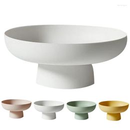 Plates Fruit Dish Round Drain Basket Modern Style Container For Kitchen Counter Dropship