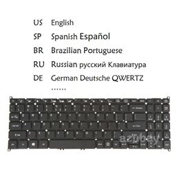 Laptop Keyboard For Acer Aspire A315-23 A315-23G A315-35 A315-43 A315-57 A315-57G A315-58 US Spanish Russian Portuguese German HKD230825. HKD230824