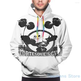 Men's Hoodies Mens Sweatshirt For Women Funny Fortesque's Gym Print Casual Hoodie Streatwear