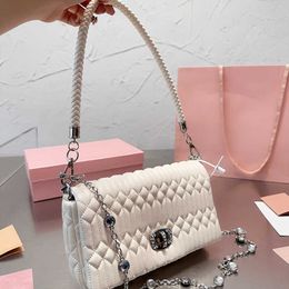 Sell Pink Designer Bag Mu Tote Bag Mini Shoulder Bags Women Chain Dinner Bag Luxury Crossbody Totes Fashion Leather Handbag White Purse Satchels Bag 2024