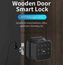 2023 New Tuya smart lock for Fingerprint WiFi lock with Fingerprint/Password/Card/Key/App unlock HKD230825