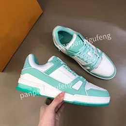 2023 hot top Women Designer Casual Shoes White Black Pink Blue Green Red Calf Leather Lace-up Sneaker Rubber Sole Trainers FlatPlatform Sneakers rd220804 39-45