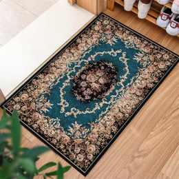 Carpet Retro Rug 4060cm Hallway Runner Doormat Throw NonSlip Washable LowPile Floor for Kitchen Laundry Room Ent 230825