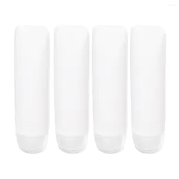 Storage Bottles 4 Pcs Tube Container Liquid Makeup Cosmetics Leakproof Travel Containers Lipstick
