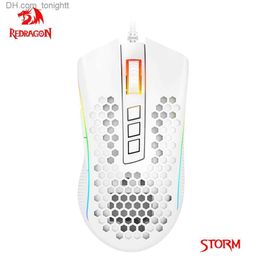 REDRAGON Storm M808 USB Gaming Mouse Wired RGB Backlight 12400 DPI 9 Buttons Programmable Optics Mice For Computer Gamer PC Q230825