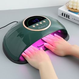 Nail Dryers 69LEDs Nail Dryer UV LED Nail Lamp for Curing All Gel Nail Polish With Motion Sensing Professional Manicure Salon Tool Equipment 230824