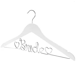 Hangers Bridal Hanger Wedding Bride Dress Display Groom Clothes Clothing Rail Wooden Wire Day