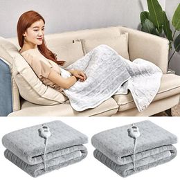 Blankets Electric Blanket Lock Machine Washable Heated Bed Thermal Pad Sleeping Quilt For Living Room