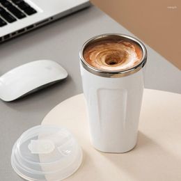 Water Bottles Office Automatic Stirring 304 Stainless Steel Coffee Cup Household Portable Free Charging Rotating Insulation Hand Shake