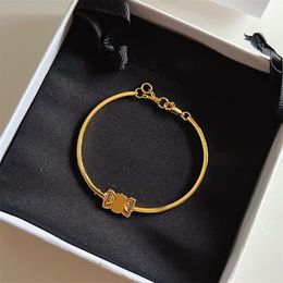 Designer Bracelets Fashion Letter Chains Ladies Classic Brand Jewellery Wedding Party Accessories Girls Casual Ornaments with Box
